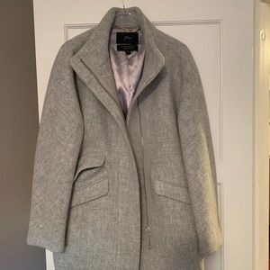 J Crew Italian Wool Stadium Coat